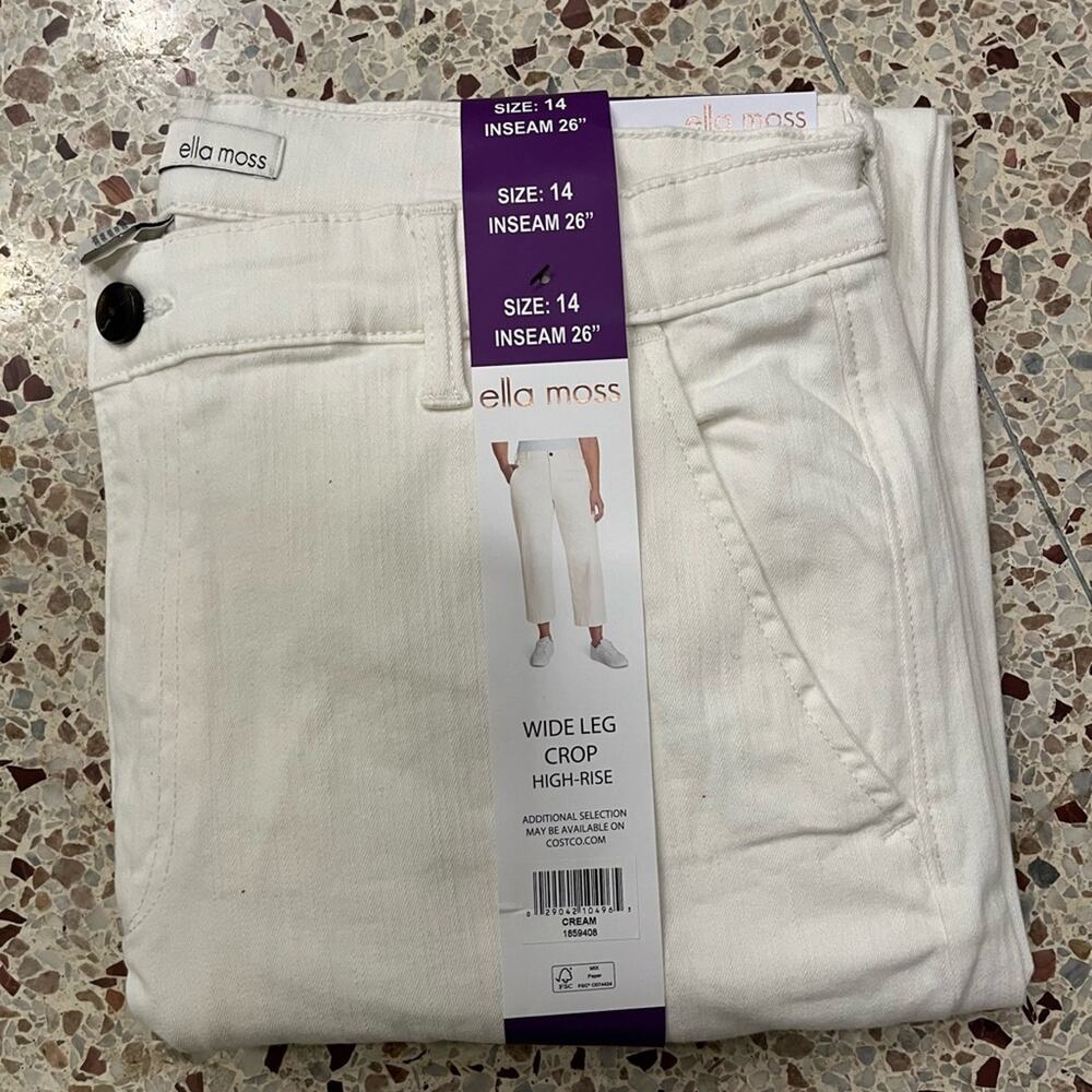NWT Ella Moss Wide Leg Crop Jeans